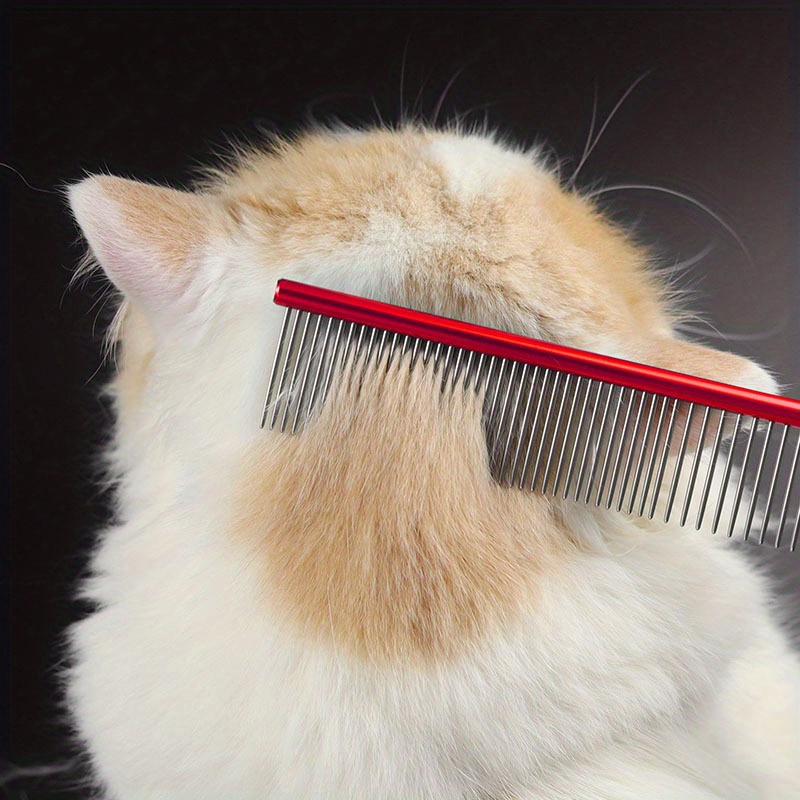 Dog Combs Rounded Ends Stainless Steel Teeth Cat Comb Temu United Kingdom