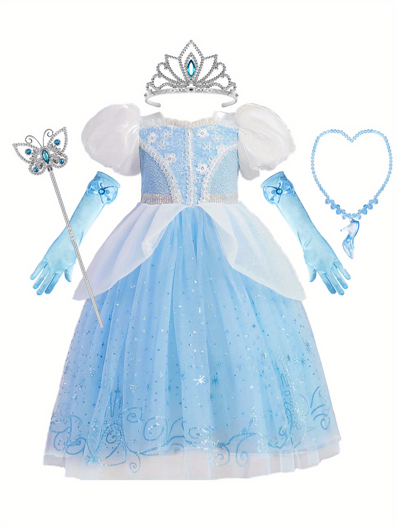 Girl's Princess Dress Accessories Set Multiple Choices Fairy Temu