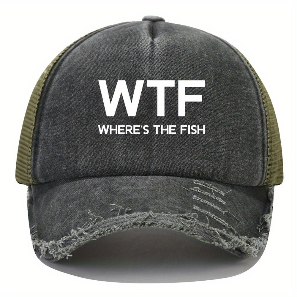 Father Day Fishing Wtf Wheres The Fish Vintage Fishing Gift For