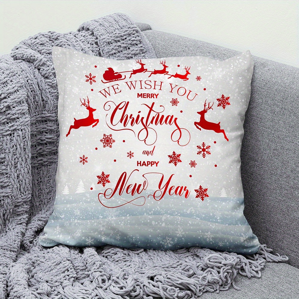 Decorative Pillow Amazon Christmas Pillow Cases 45cm Merry