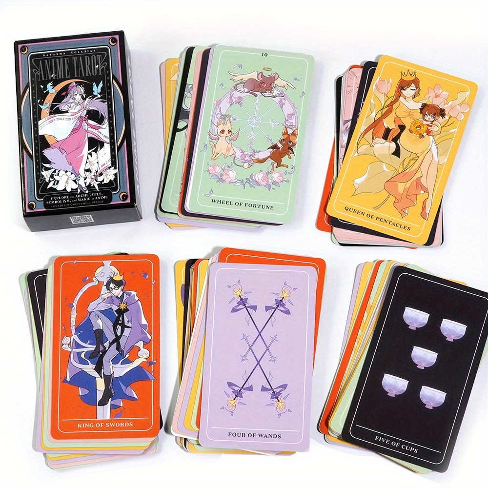 Anime Tarot Deck Explore Symbolism Anime - Temu