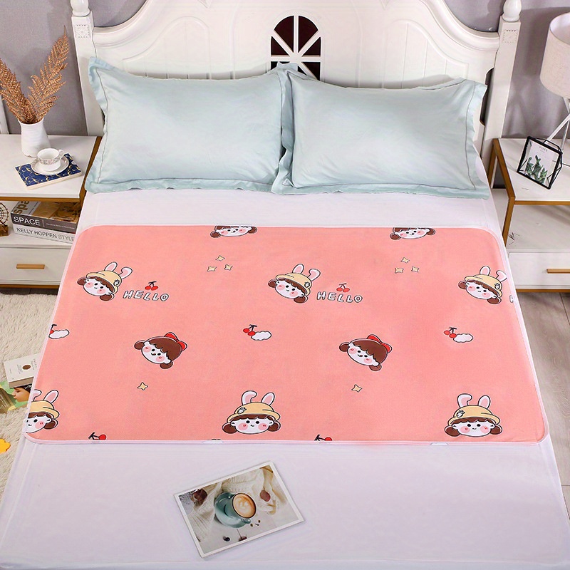 Children's Oversized Waterproof Diaper Pad, Breathable Bed Mat