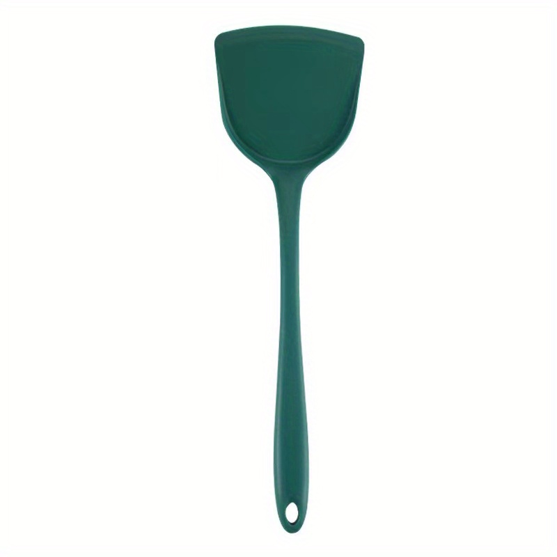 High Temperature Resistant Silicone Spatula Non-stick Surface Special  Cooking Spatula Cooking Food Level Household Spatula Kitchen Cooking Full  Shovel Black Red Green Cooking Spatula Kitchen Utensils - Temu