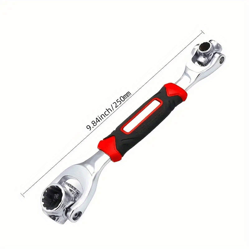 upgrade your toolbox 48 in 1 universal wrench with 360 rotating head perfect for home car repairs details 3