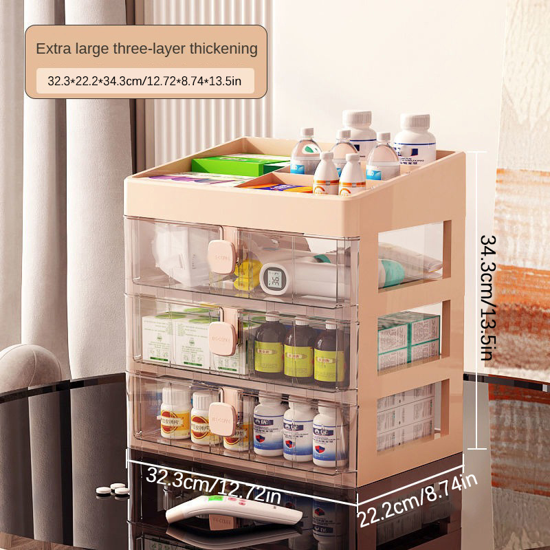 Household Medicine Box Acrylic Medicine Storage Organizer - Temu