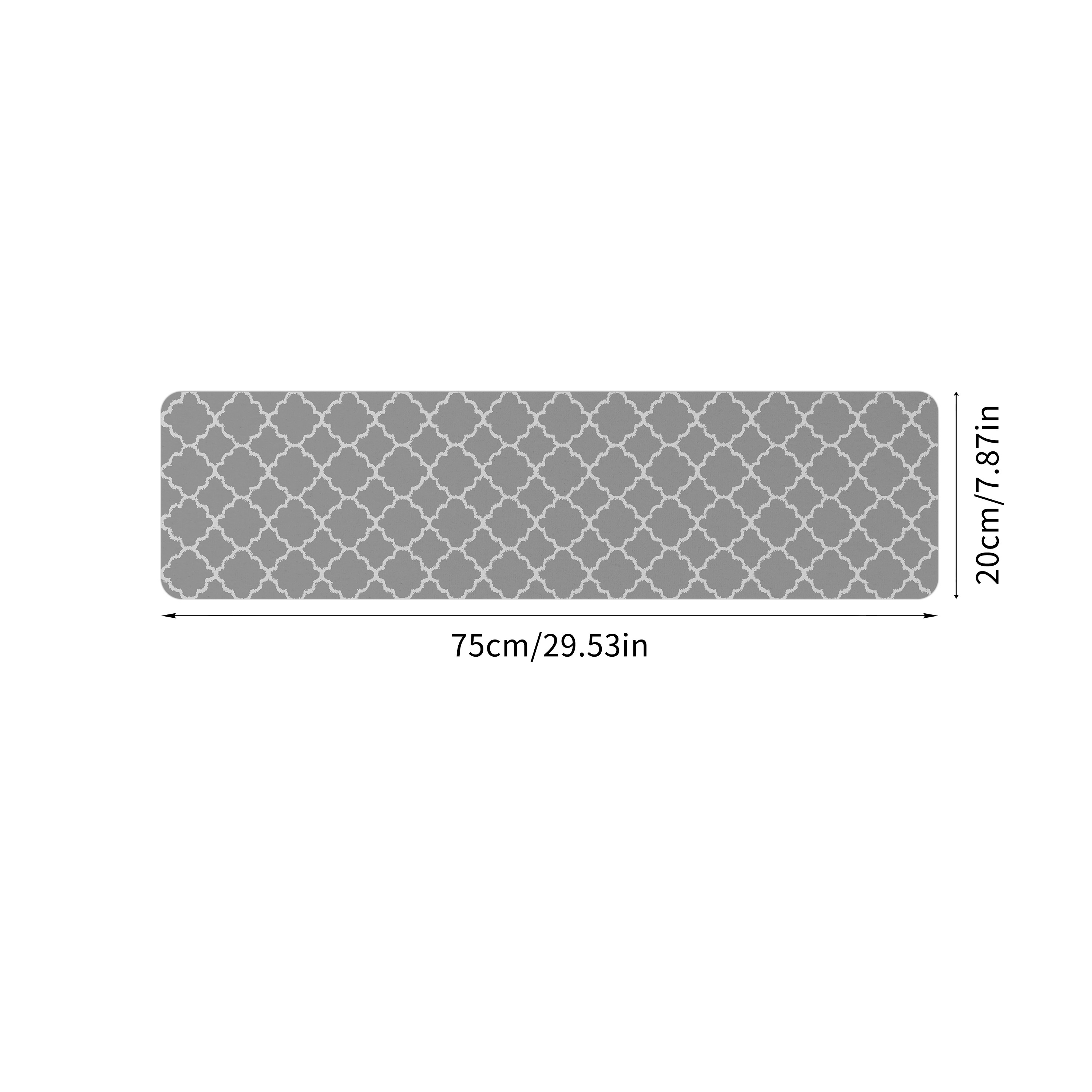 Juego de 13 alfombras para peldaños de escalera, a cuadros de tweed en gris  oscuro, gráfico abstracto para abrigo de vestir, abrigo, antideslizante