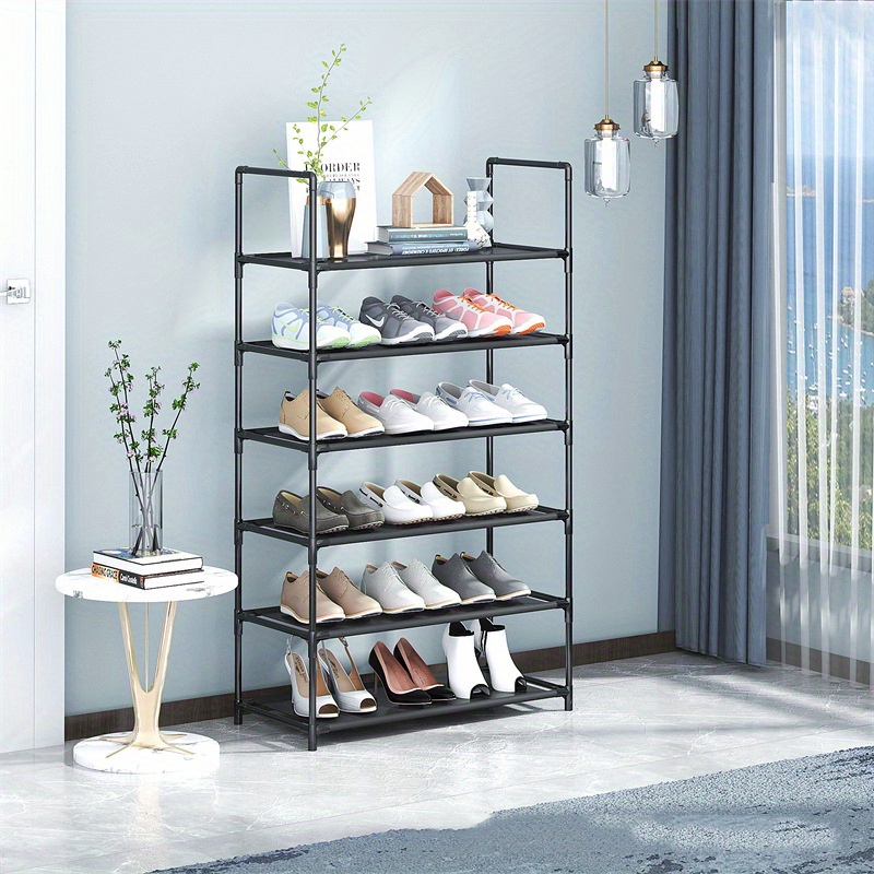 4 Tiers Shoe Rack Practical Shoe Cabinet for Home Dorm Room Shelf Hanger  Shoecase Balcony Multifunctional