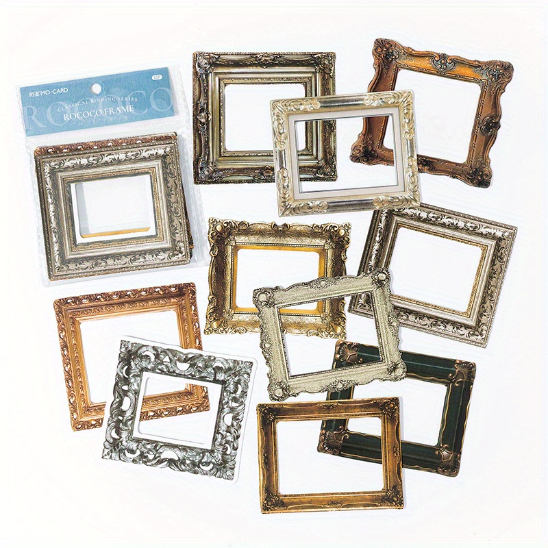 Vintage Hollow Embossed Photo Frame Paper Journal For Scrapbooking