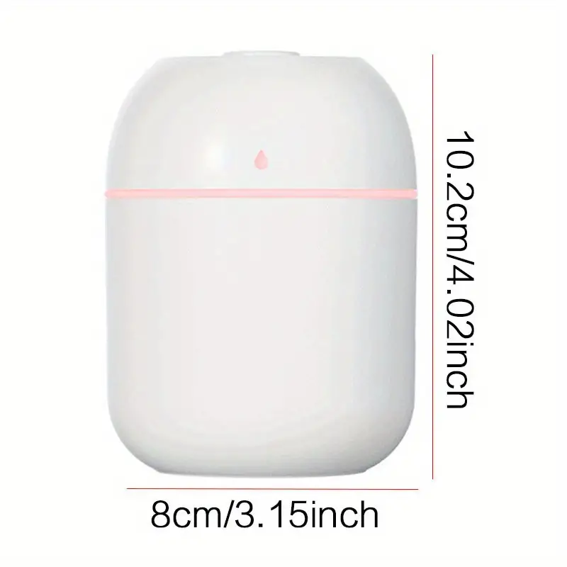 1pc colorful 220ml cool mist humidifier essential oil diffuser for room office desktop home car air fresheners and back to school supplies details 18