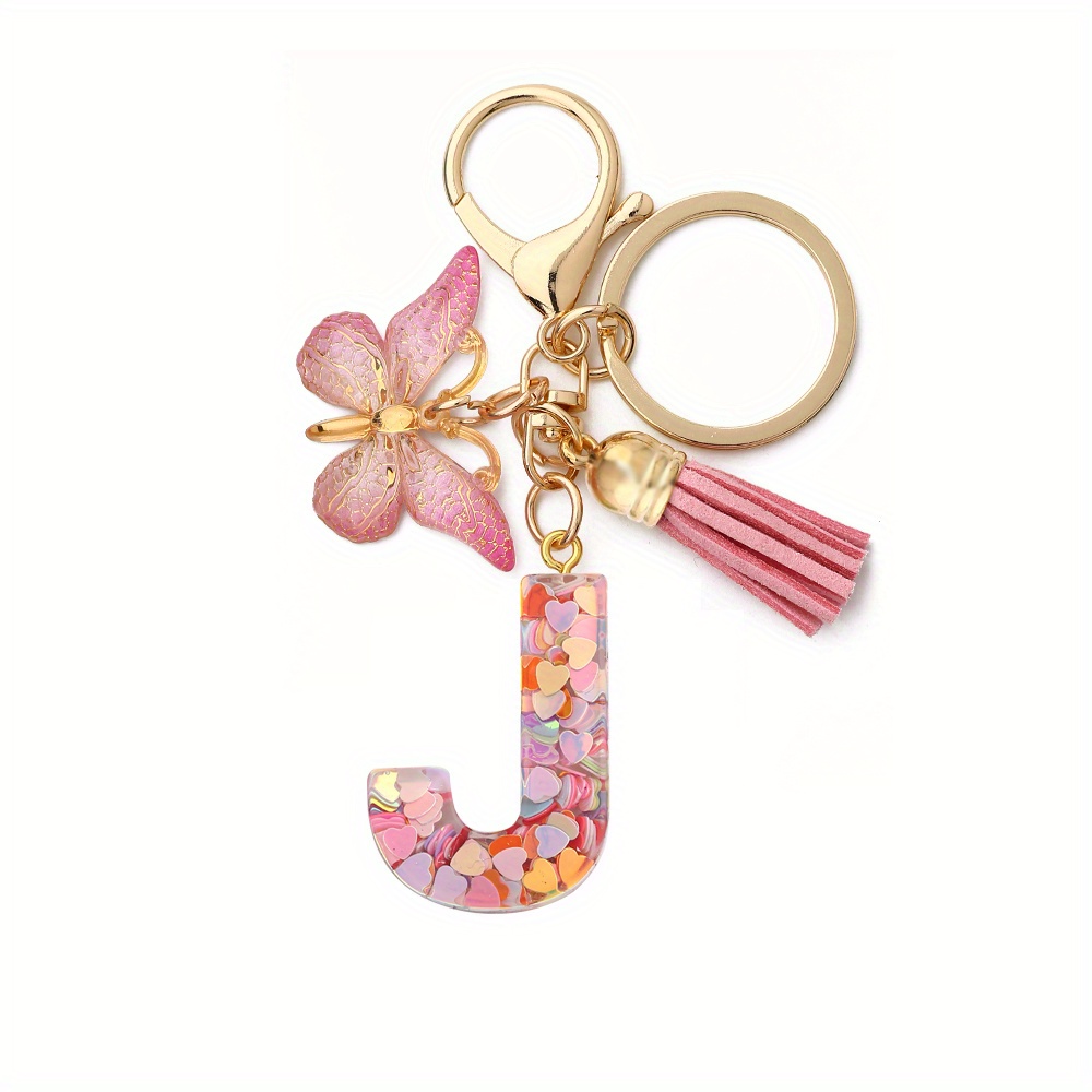 Creative Flower Shape Glitter Sequins Keychain Fashion Cherry Blossom  Keyring Women Bag Hanging Pendant Key Holder Jewelry Gifts - Key Chains -  AliExpress