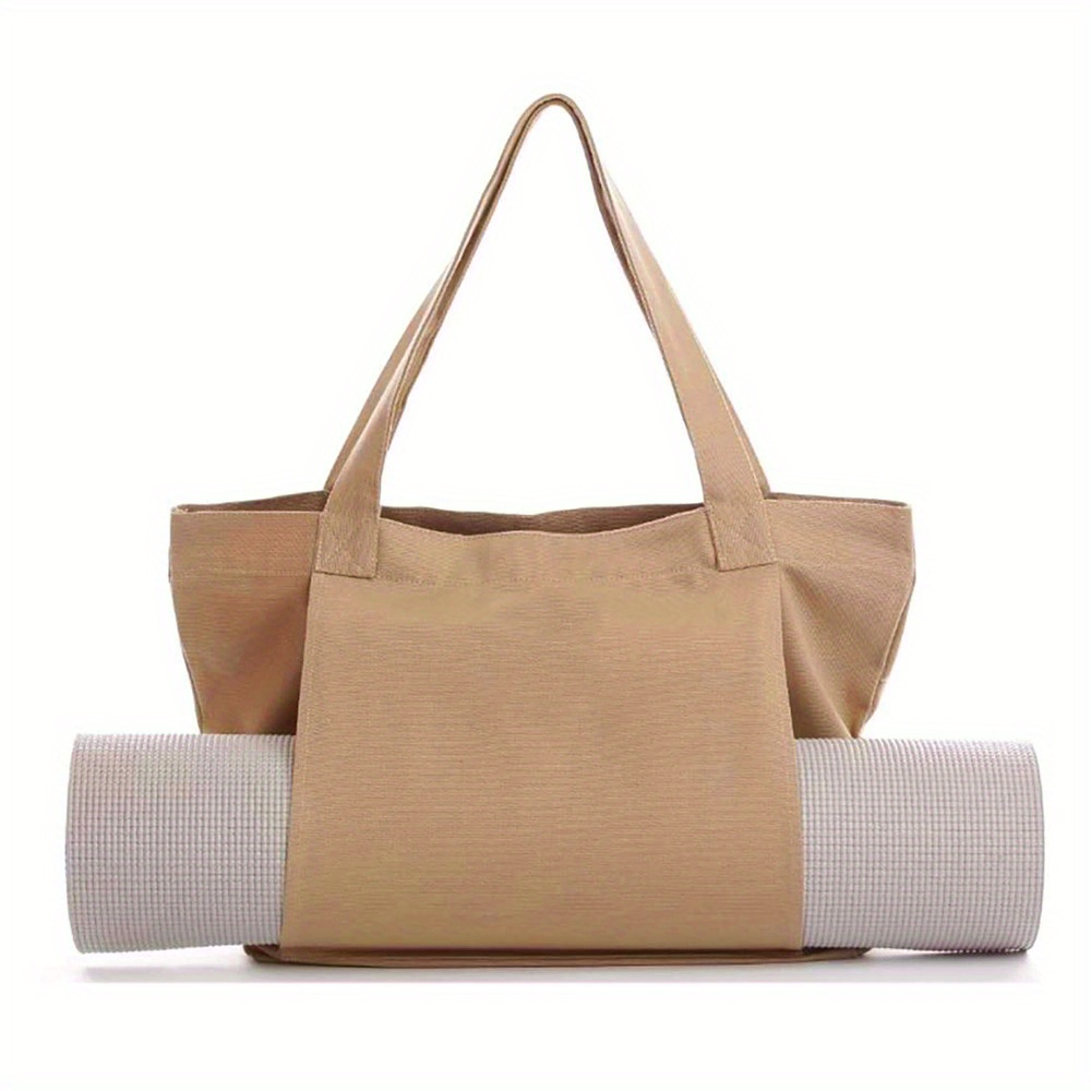 Portable Outdoor Yoga Mat Storage Bag, Yoga Mat Canvas Shoulder Bag, Yoga  Accessories