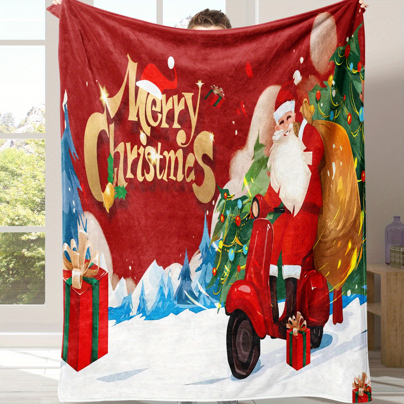 Christmas Baby Blanket for Air Conditioning Use