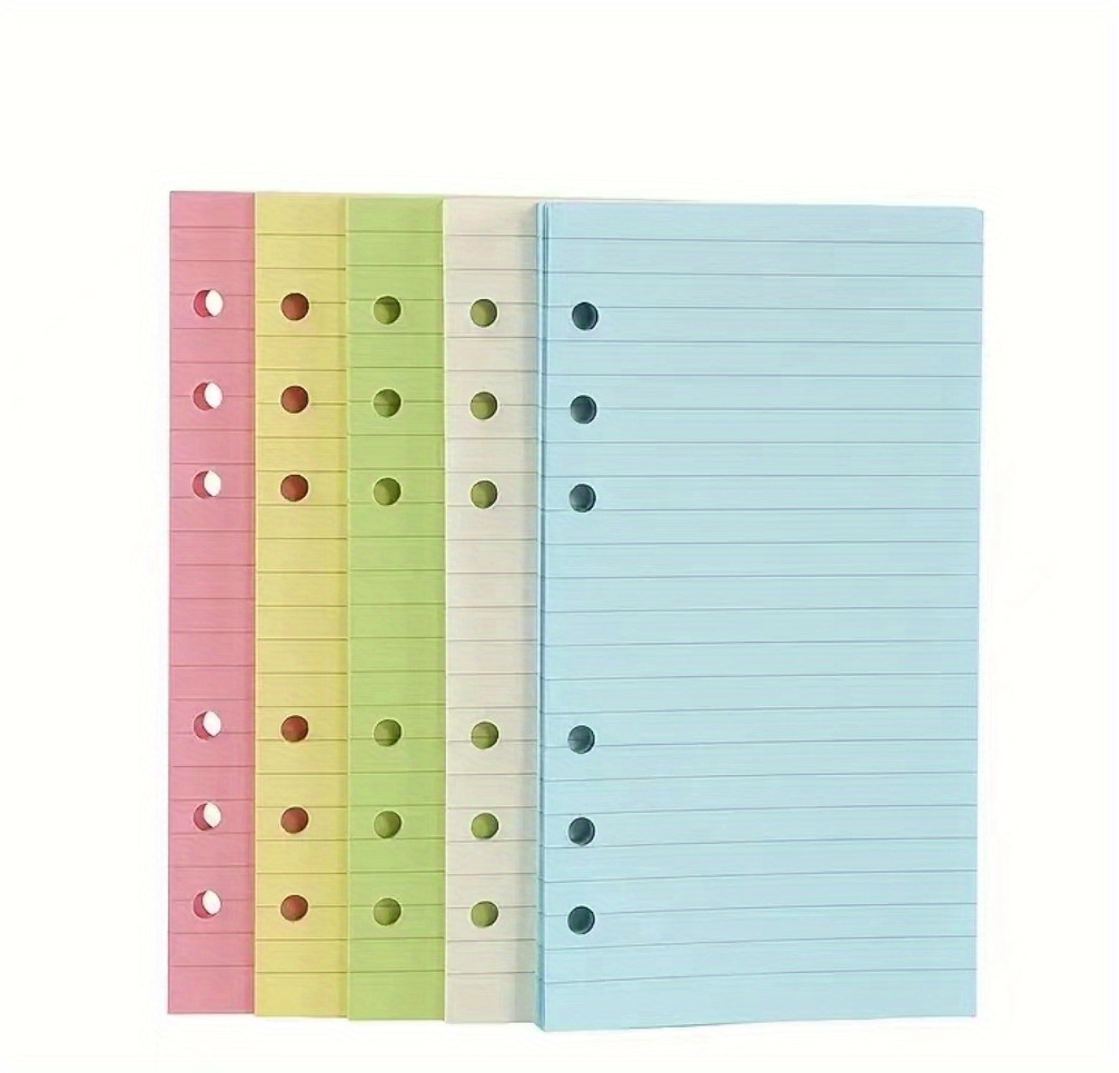 Kawaii A6 Loose Leaf Notebook Refill Spiral Binder Index - Temu