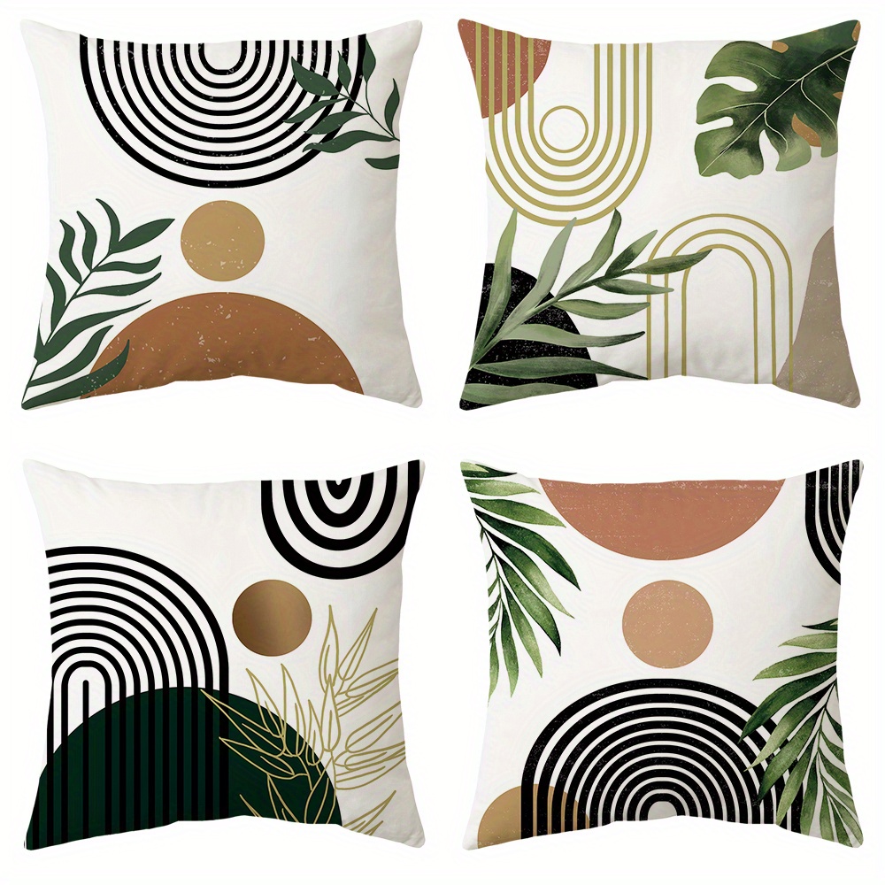 Boho Throw Pillows Cover Decorative bohemian throw pillow set of 4 -Aztec  Pillow