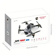 hd dual camera, rmg s99 drone hd dual camera hand gestures to take pictures or videos emergency stop one key take off and landing brushless motor optical flow positioning foldable electric adjustment camera angle four sided obstacle avoidance details 26