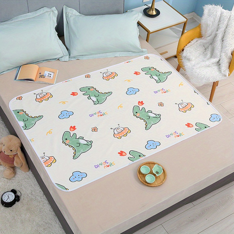 Children's Oversized Waterproof Diaper Pad, Breathable Bed Mat