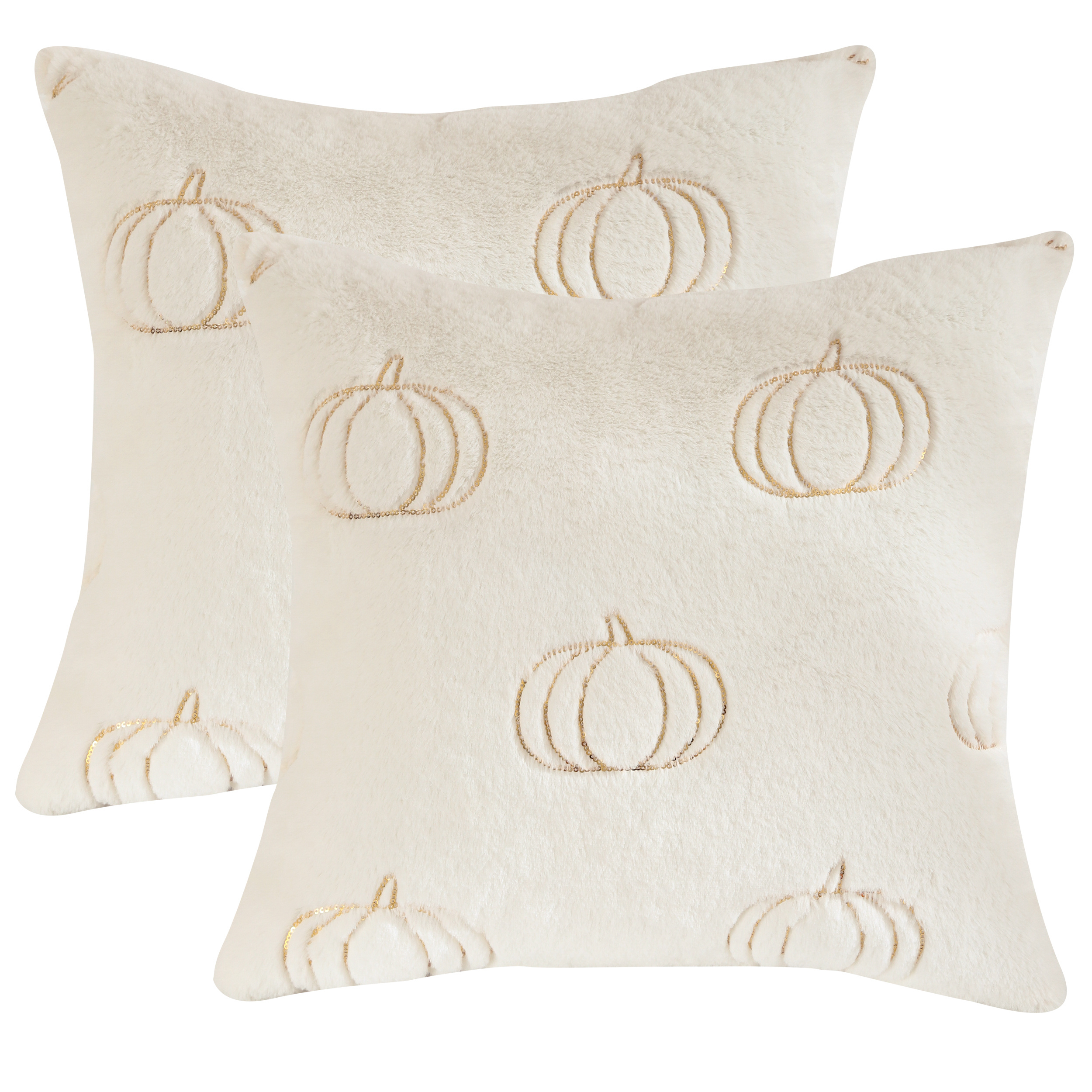 Sequin pumpkin outlet pillow