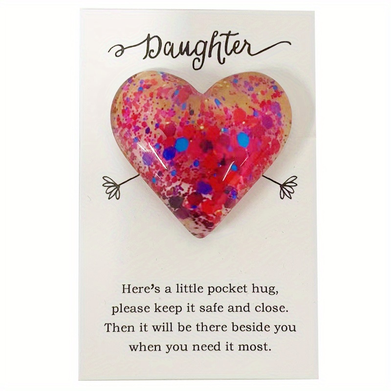 Heart Pocket Hug Keepsake Gifts Letterbox Gift Thinking - Temu