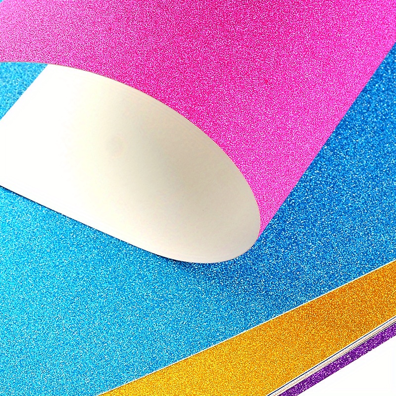 Sheets Glitter Cardstock A4 Glitter Paper Bulk Premium Craft Temu