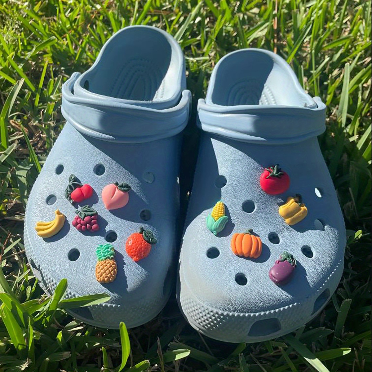 Cute Flower Shoe Charms For Girls Kawaii Croc Charms With - Temu