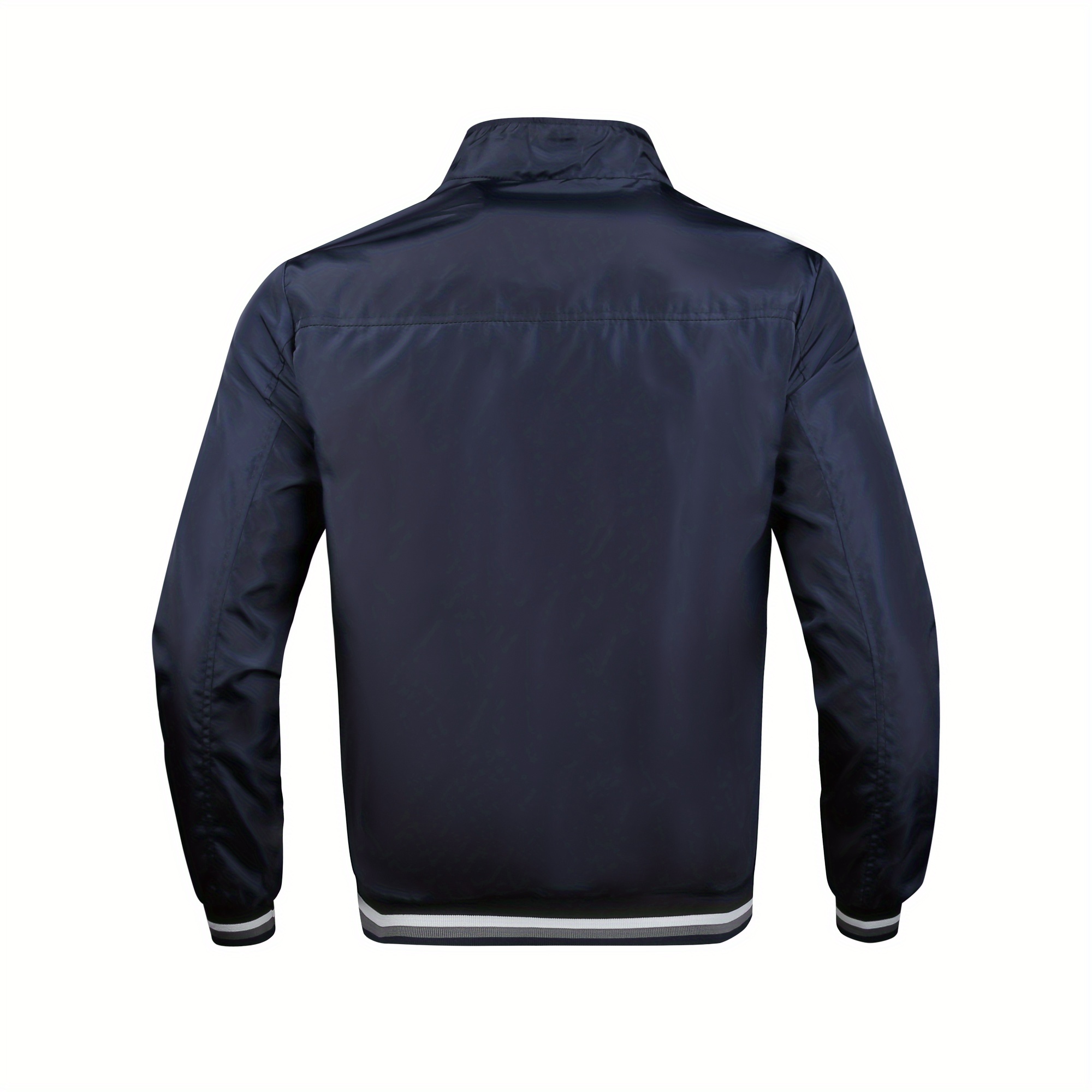 Chaqueta bomber para hombre, chaqueta de entretiempo, chaqueta de  entretiempo para hombre, primavera, otoño, sudadera, cuello alto, chaqueta  de aviador, para exteriores, transpirable, para senderismo,: : Moda