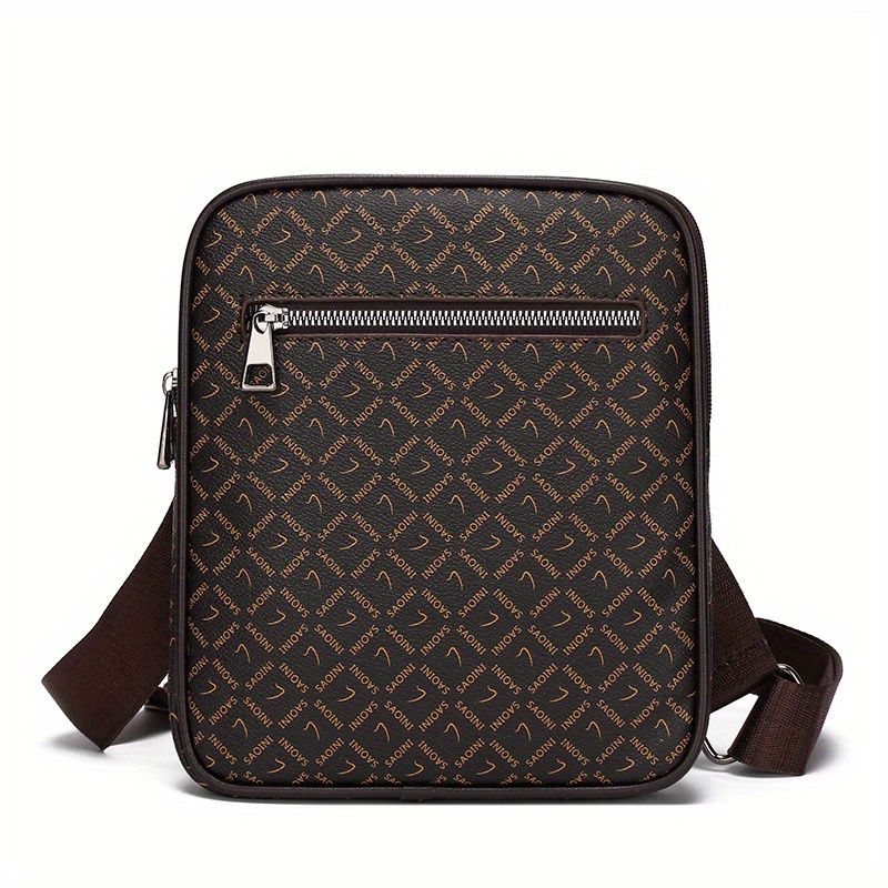 Shop Louis Vuitton Street Style Leather Logo Messenger & Shoulder