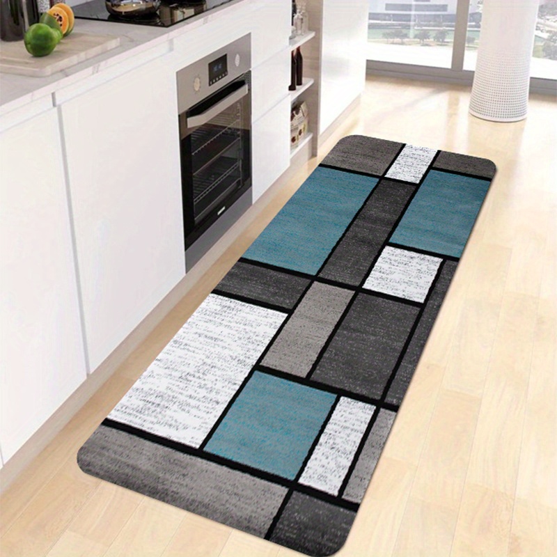 1  thickened kitchen floor mat non slip oil proof floor mat waterproof runner rug dirt resistant floor carpet machine washable entrance doormat   room laundry bathroom water absorbing floor mat room decor details 7