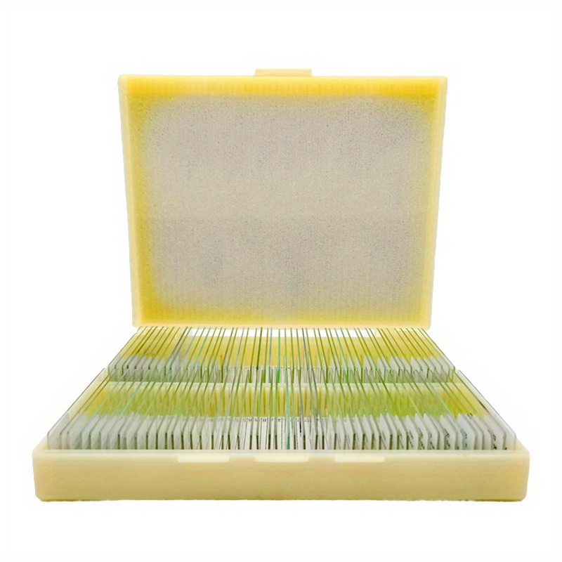 100 Pcs Microscope Slides High-quality Artificial Glass And Plastic Plants Animal Human Tissue Specimen