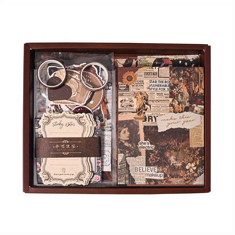 Vintage Scrapbook Kit – 130 Pieces – the journal challenge™