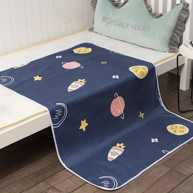Children's Oversized Waterproof Diaper Pad, Breathable Bed Mat