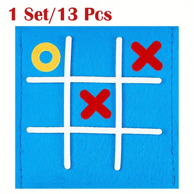 Tic Tac Toe Toy para adultos e crianças, jogo de viagem, decoração do  quarto do jogador