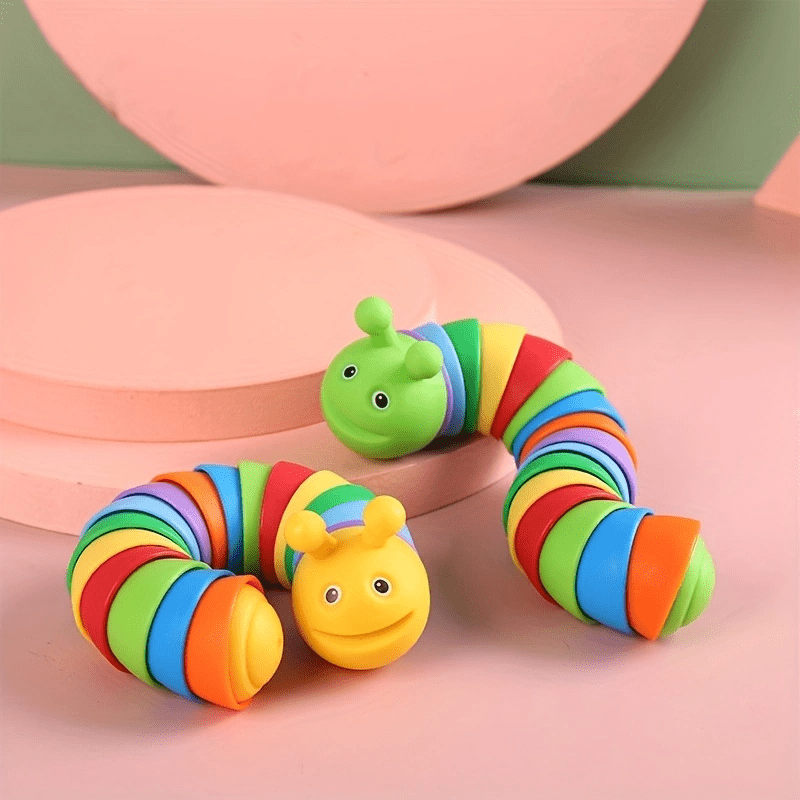 Glow in dark Caterpillar Fidget Toys Anxiety Relief Sensory - Temu