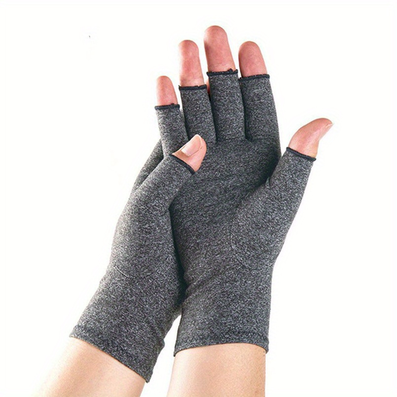 1 paio di guanti per artrite guanti a compressione allevia il dolore dai  reumatidi guanti senza dita per Tunnel carpale per uomo donna - AliExpress