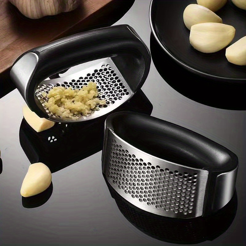 Garlic Press Stainless Steel Garlic Press Rocker Metal - Temu