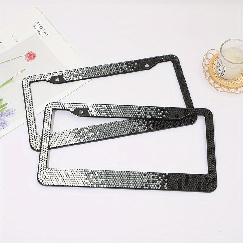 Fancy license on sale plate frames