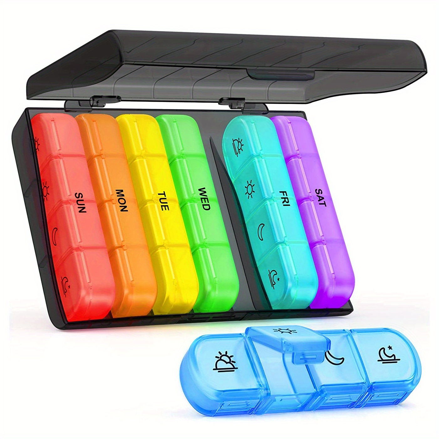 Weekly Pill Organizer 3 Times A Day Large 7 Day Pill Box 3 Temu Australia