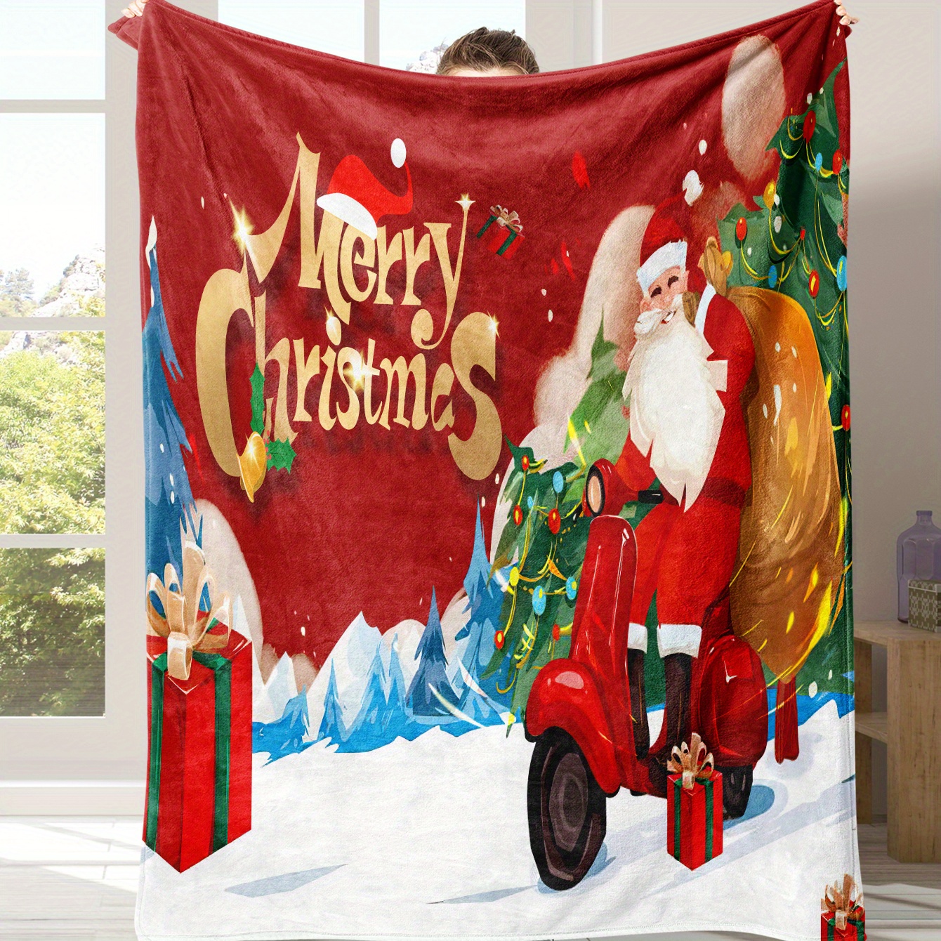 Christmas Baby Blanket for Air Conditioning Use
