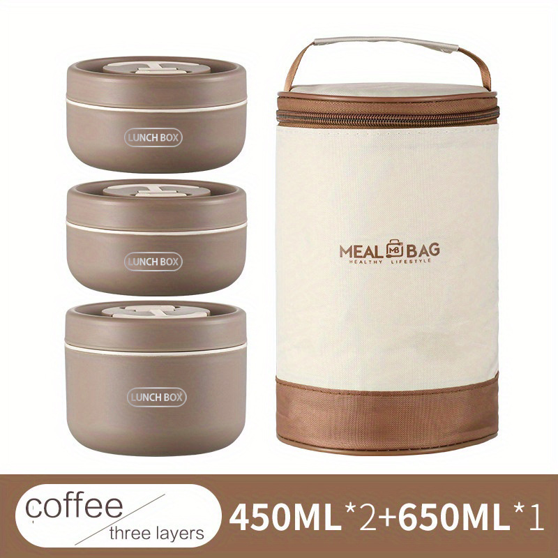 Portable Thermos Hot Food Flask Box 450ML Lunch Storage Keep Warm Soup  Travel