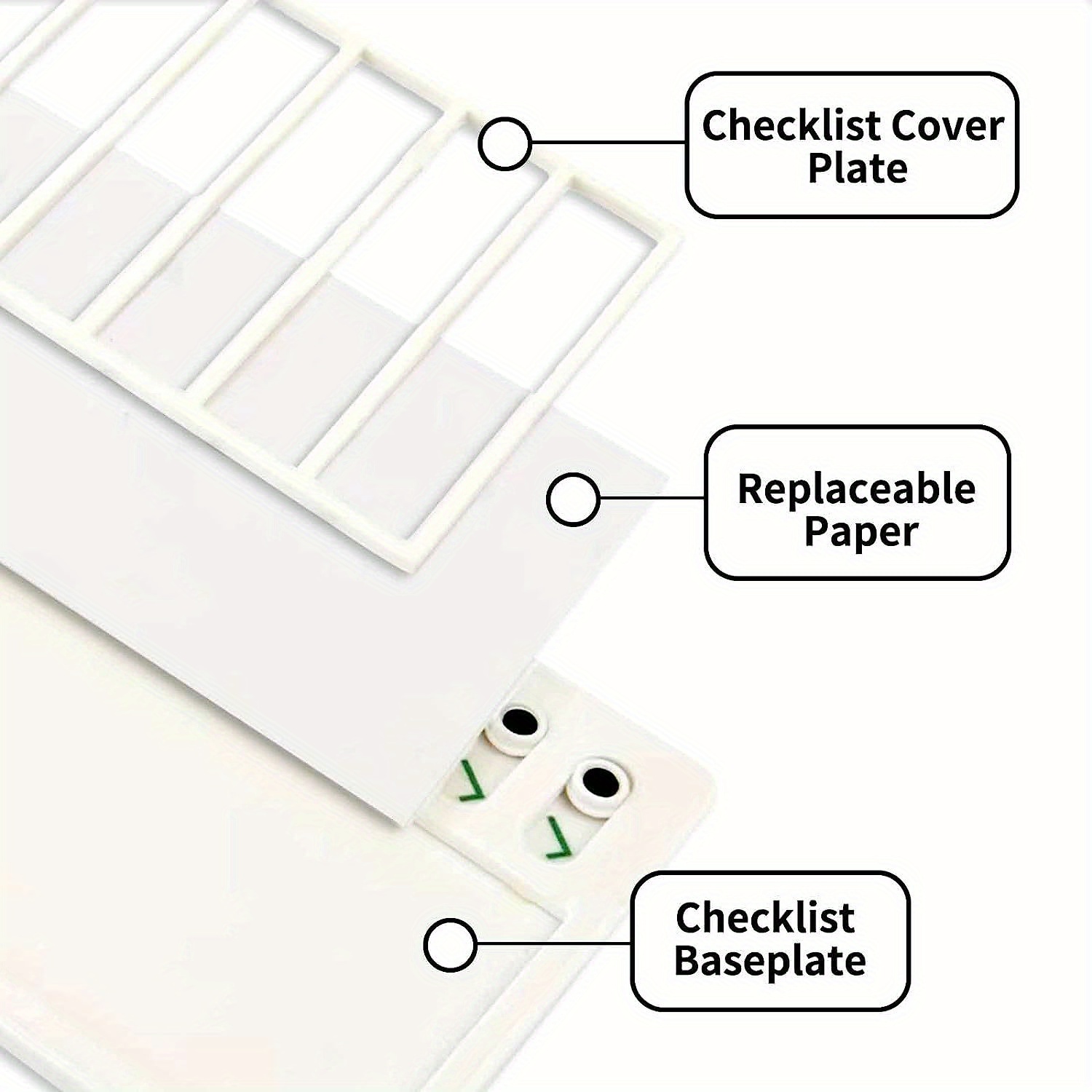 3Pcs Reminder Board For The Elderly Chore Chart Keychain For Kids To Do List Chores Checklist Task Board Portable Visual Schedule ADHD Tools Detachable Daily Task Planning Pad With List