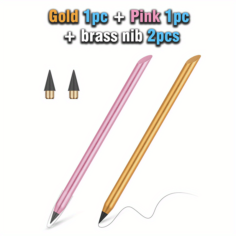 Metal Inkless Pencil, Infinity pencil, Reusable Everlasting Pencil