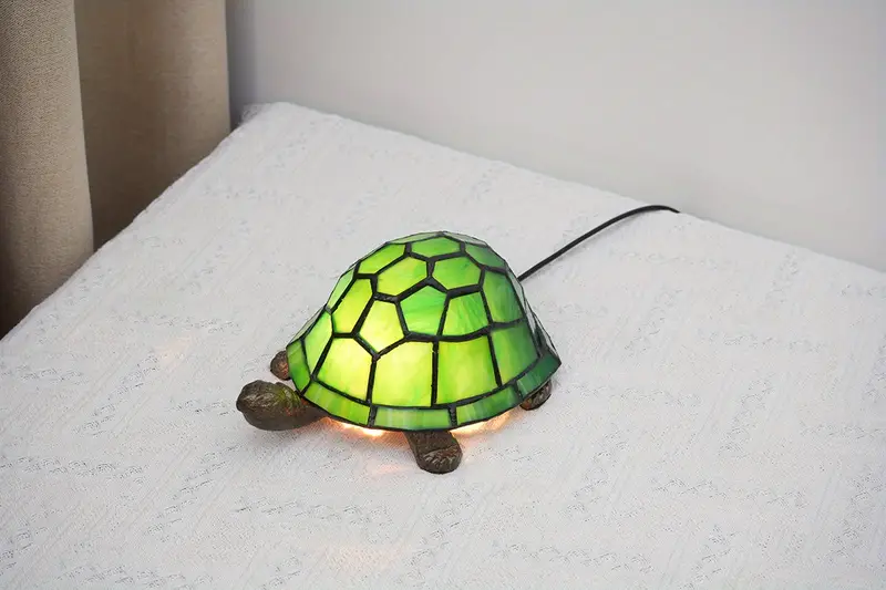 decor, cute green turtle table lamp perfect gift for kids bedroom decor details 1