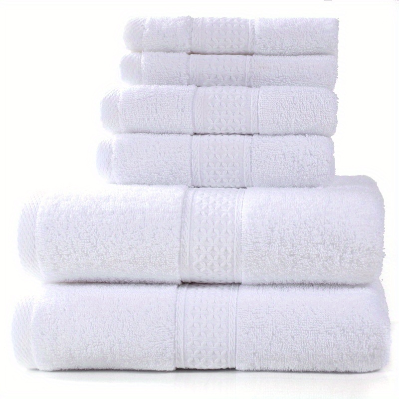 Bath Towel Washcloth Cotton Towel Set, Solid Color Soft Absorbent Towels,  Multipurpose Use For Hotel, Bathroom, Shower, Spa, Sauna, Multi Color  Options - Temu