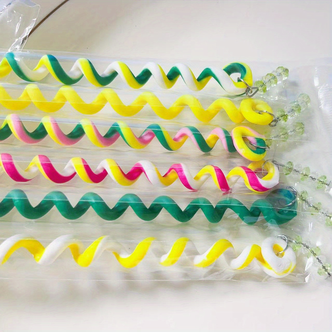 6pcs Colorful Crystal Headbands for Girls