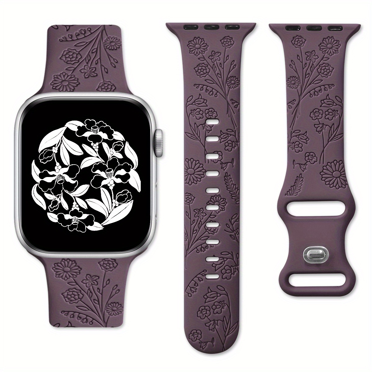 Retro Carved Skin Pattern Bracelet For Apple Watch Band 38mm 40mm