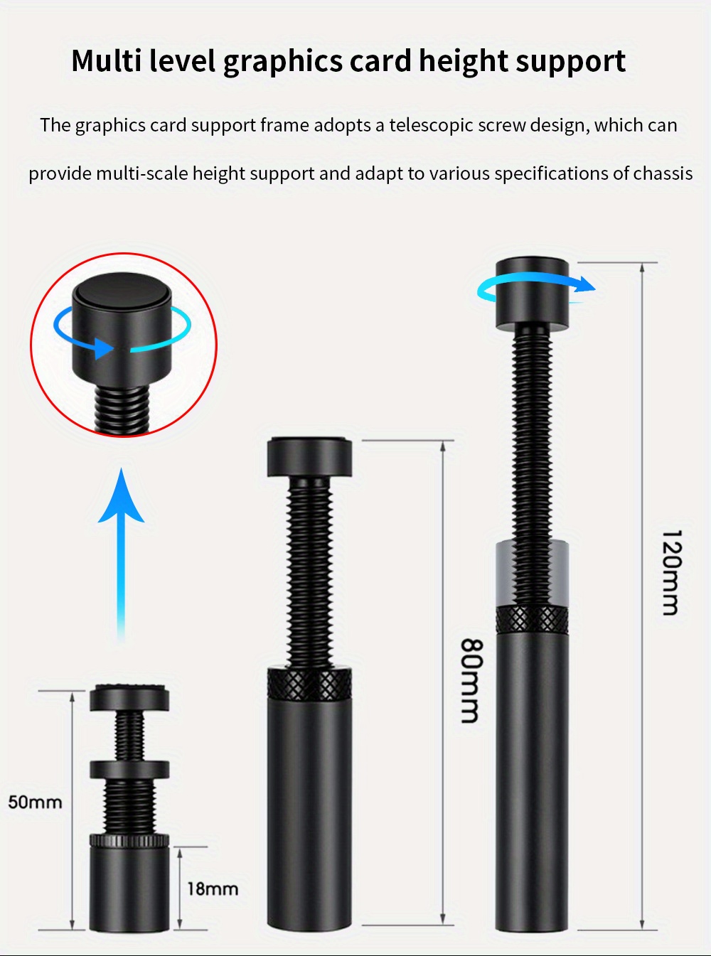 Video Card Stand Sag Graphics Card Gpu Holder Support Temu Qatar