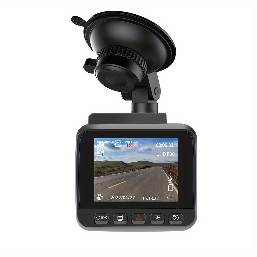 Mini Front 4k Dash Cam Parking Monitor, With Wifi Gps 24hour Parking