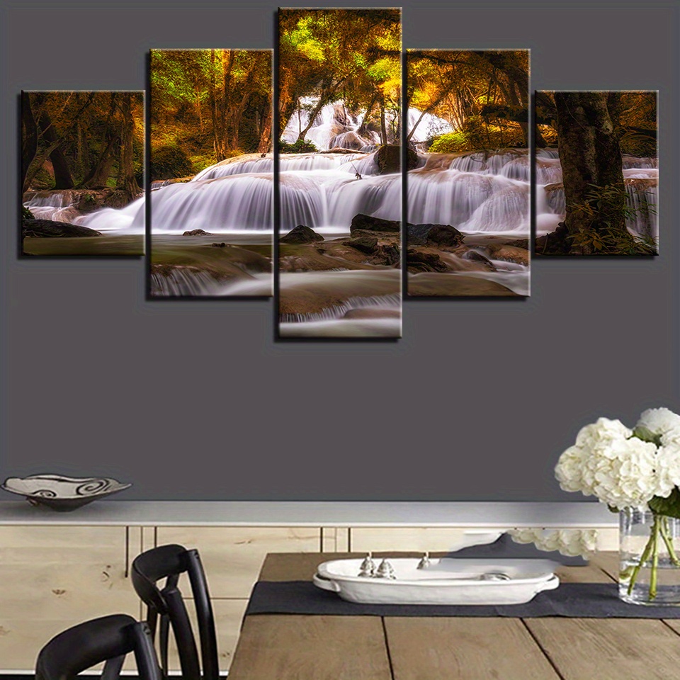 Canvas Painting Home Decor Modular Art Painting Hd Poster 5 - Temu ...