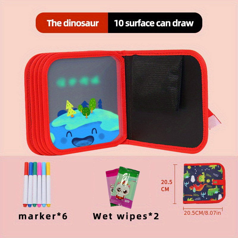 Mini Magnetic Drawing Board for Kids - Travel Size Erasable Doodle Board  Set - Small Drawing Painting Sketch Pad - Perfect for Kids Art Supplies 