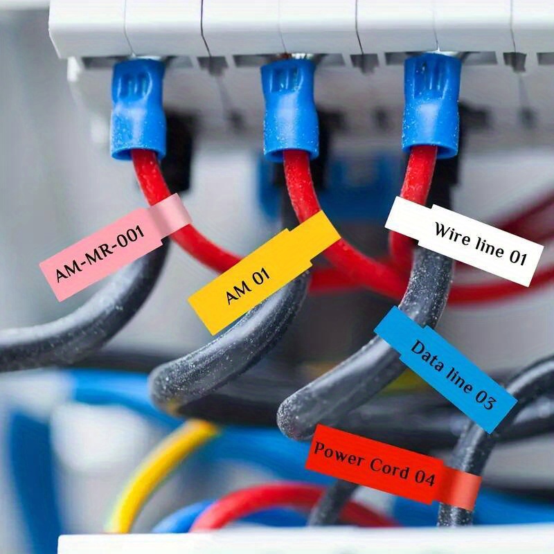 420 Etiquetas Cables Etiquetas Impermeables Cables - Temu