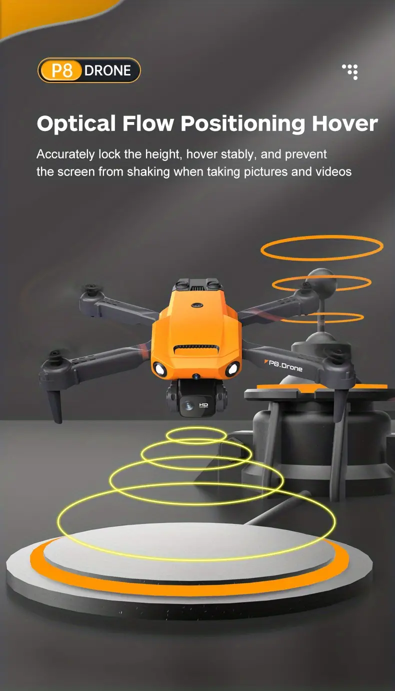 drone with dual camera intelligent obstacle avoidance optical flow positioning one key take off and landing folding design surrounding flight smart follow ideal gifts details 8